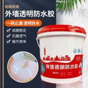 透外墻明防水膠 免砸磚滲透劑 外墻衛(wèi)生間陽(yáng)臺(tái)等水罩面補(bǔ)漏涂料
